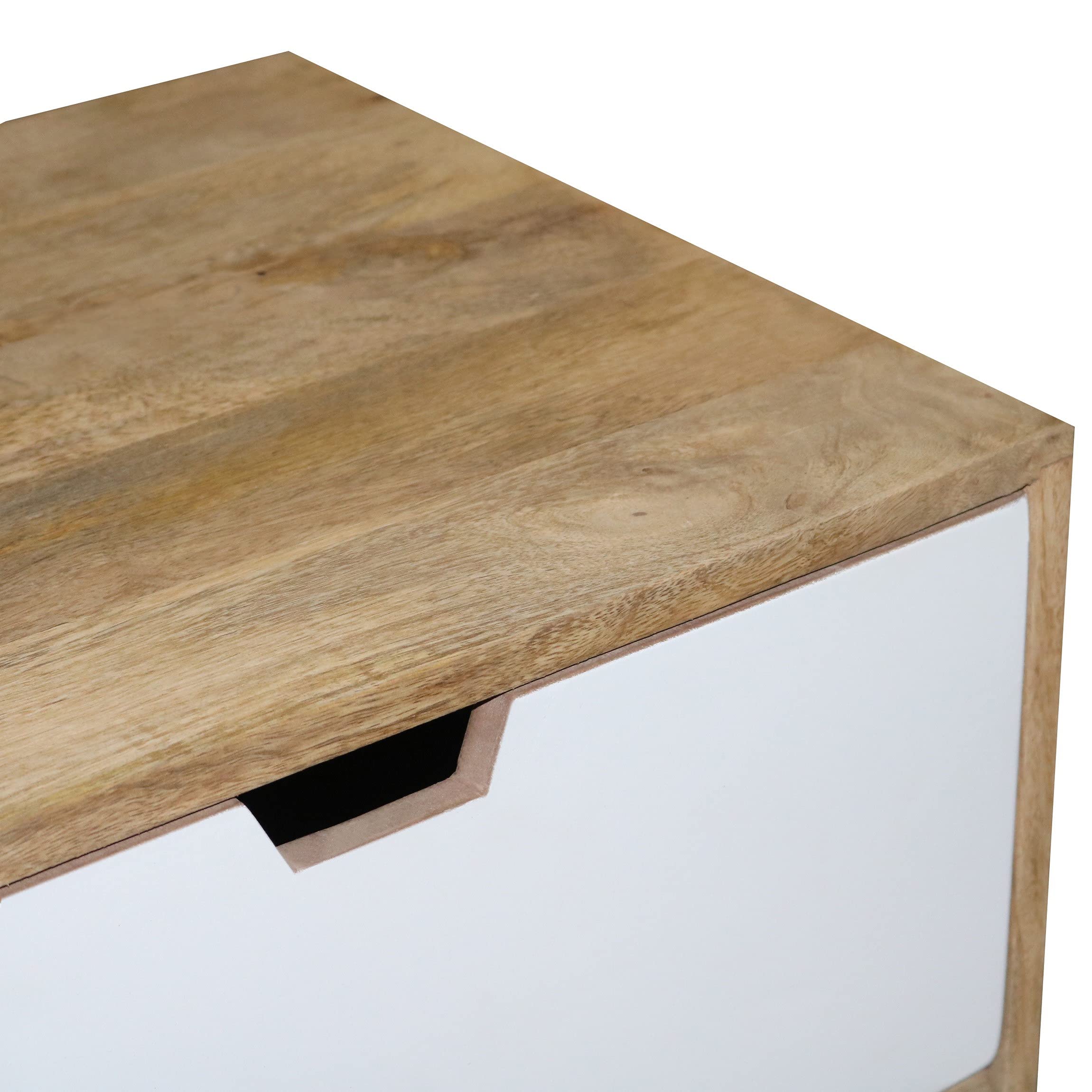 Progressive Furniture Outbound Nightstand, Tan/White
